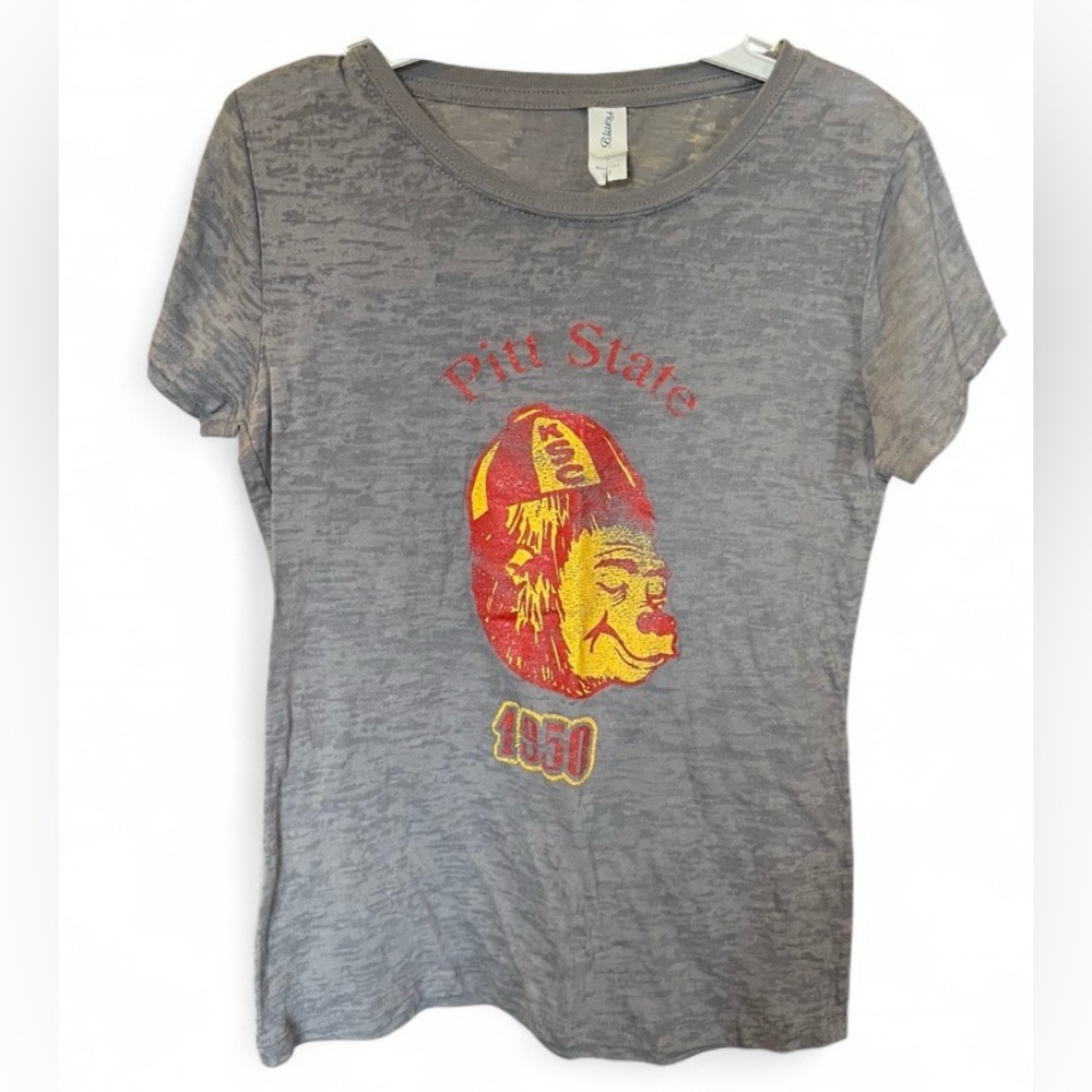 Pittsburg State Gorillas Heather Gray T-Shirt